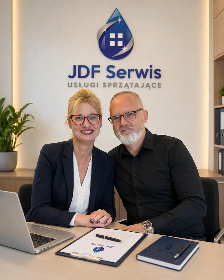 Eryk Grzeszkowiak i Katarzyna Gudyka-Grzeszkowiak z JDF Serwis